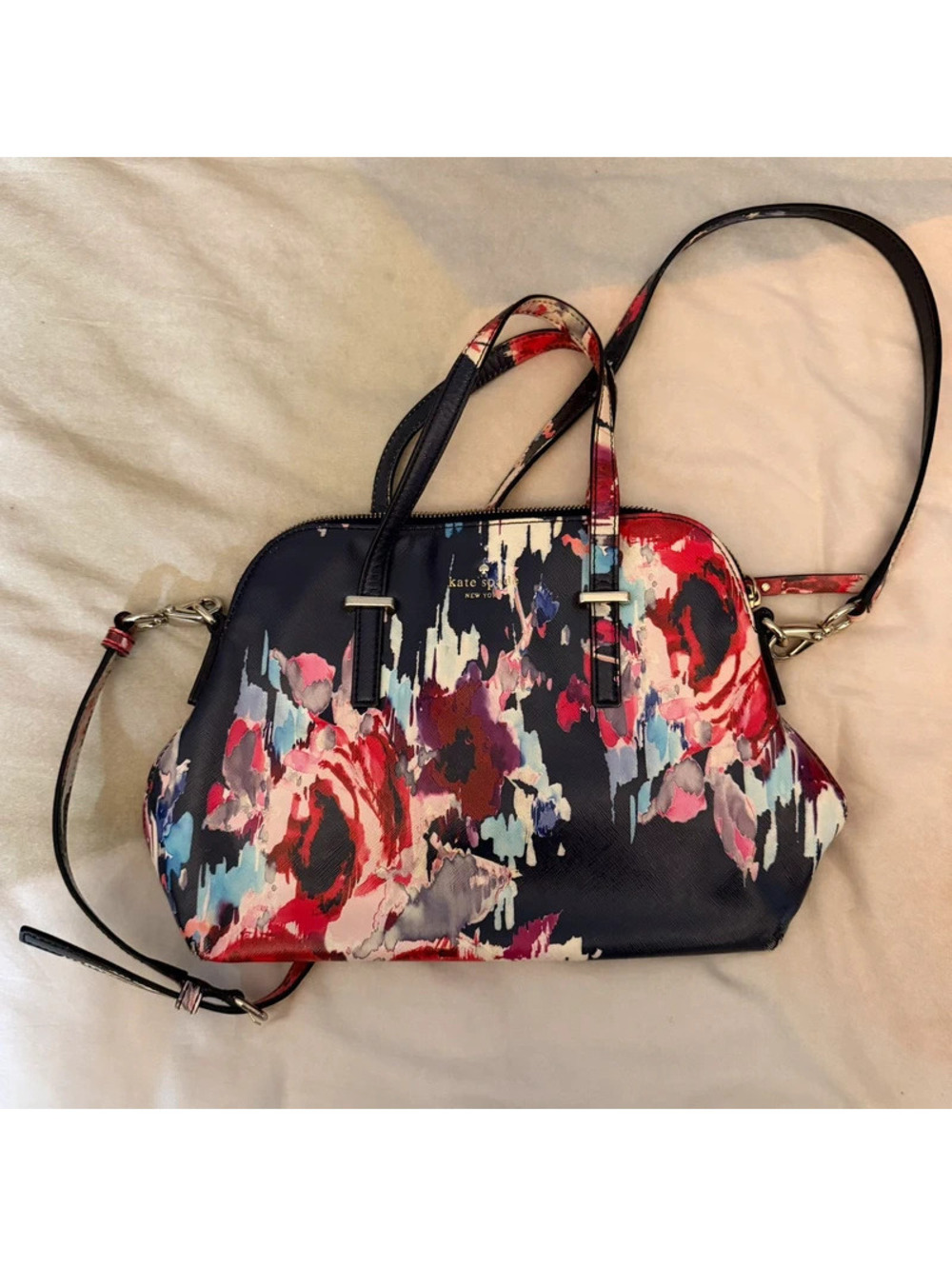 Kate spade floral crossbody bag